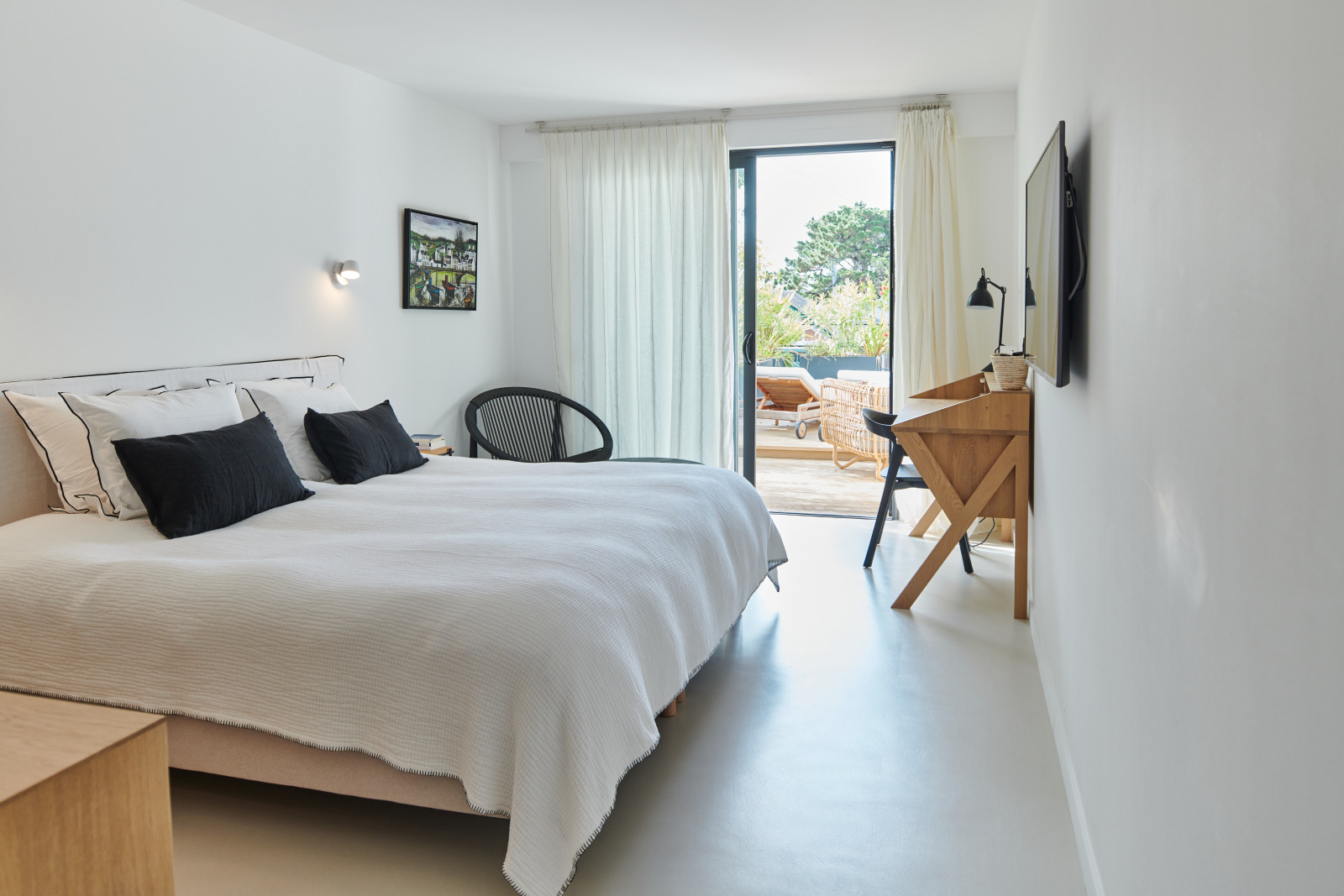 Chambres suites confortables avec linge hôtelier